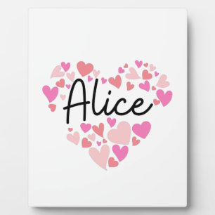 I love Alice Plaque
