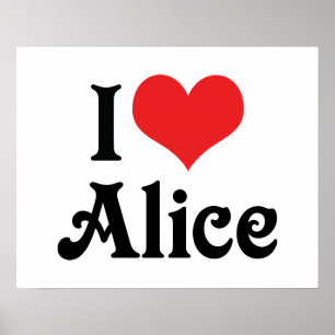 I Love Alice Poster