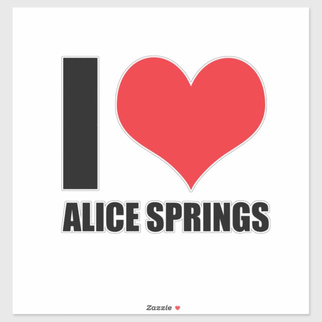 I love Alice Springs (Sheet)
