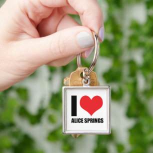 I love Alice Springs Key Ring