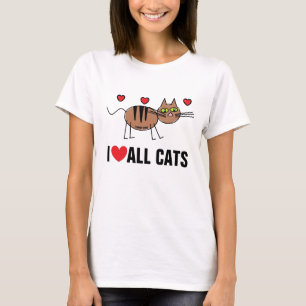 I Love All Cats T Shirt
