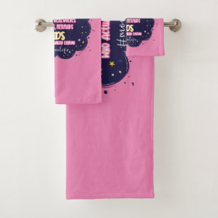 I Love All Mythical Creatures, Vampires, Werewolf Bath Towel Set