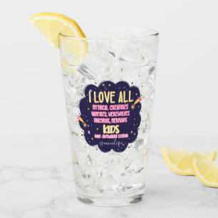 I Love All Mythical Creatures, Vampires, Werewolf Glass