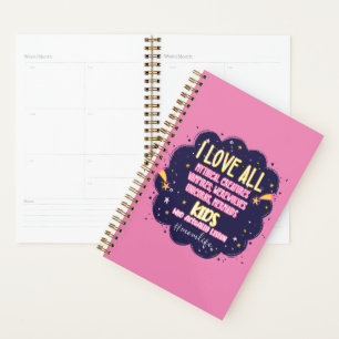 I Love All Mythical Creatures, Vampires, Werewolf Planner