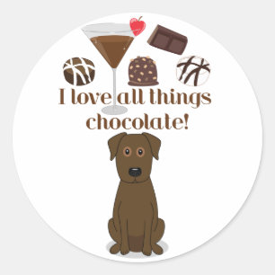 I love all things chocolate! Fun Stickers
