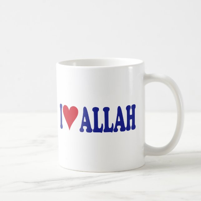 I Love Allah Coffee Mug (Right)