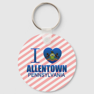 I Love Allentown, PA Key Ring