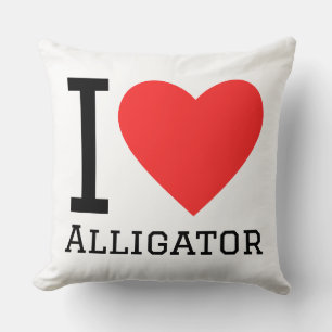 I love alligator cushion