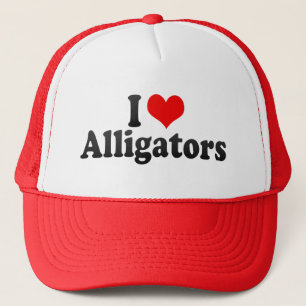 I Love Alligators Trucker Hat