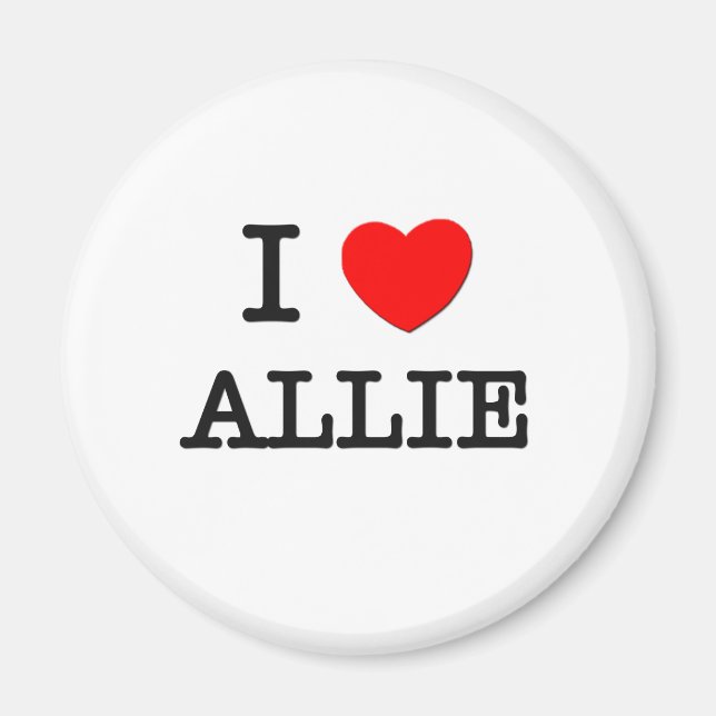 I Love Allison Magnet (Front)
