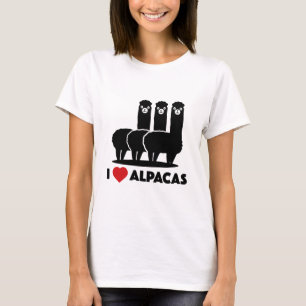 I Love Alpacas T-Shirt