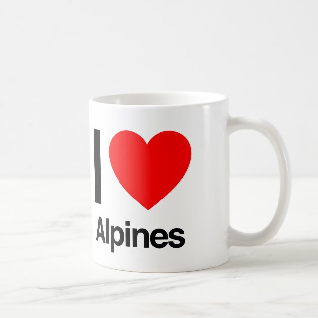 i love alpines coffee mug (Right)