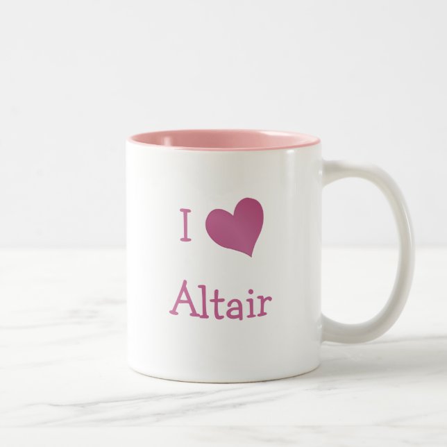 I Love Altair Two-Tone Coffee Mug (Right)
