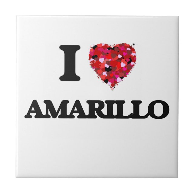 I love Amarillo Texas Tile (Front)
