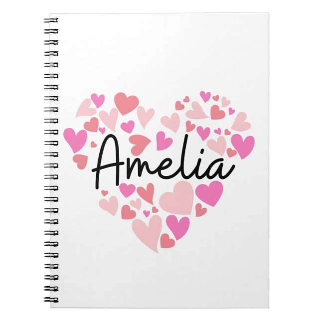 I love Amelia Notebook (Front)
