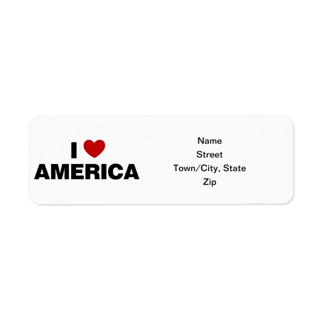 I Love America (Front)