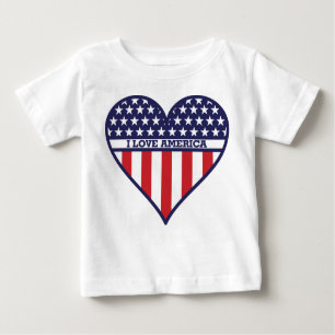 I Love America Baby T-Shirt