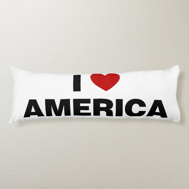 I Love America Body Cushion (Front)