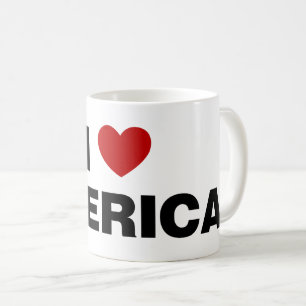 I Love America Coffee Mug