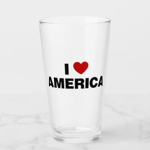 I Love America Glass