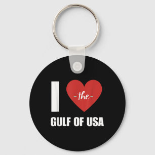 I Love America Gulf Of Mexico President Trump Gulf Key Ring