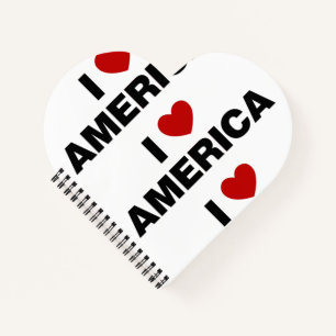 I Love America Notebook