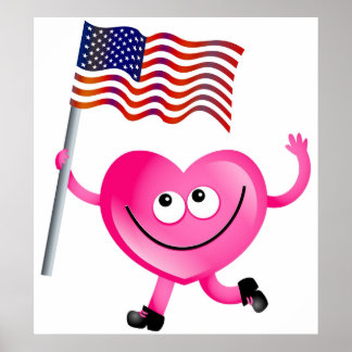 I Love America Poster