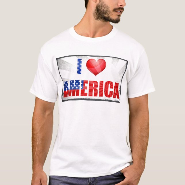 I Love America T-Shirt (Front)