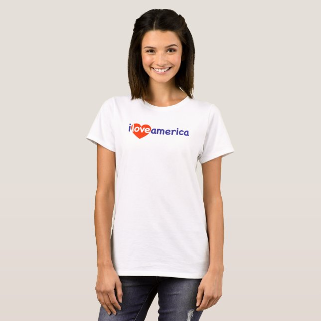 I Love America T-Shirt (Front Full)