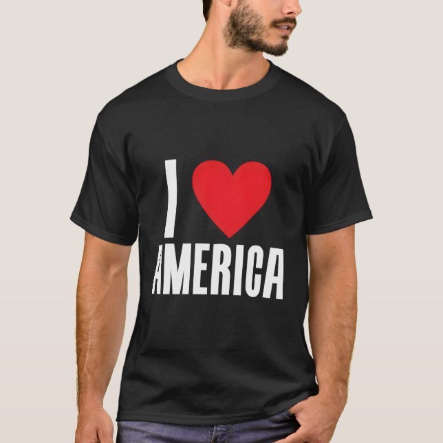 I Love America T-Shirt (Front)