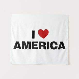 I Love America Tapestry