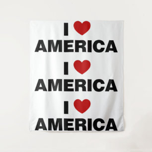 I Love America Tapestry