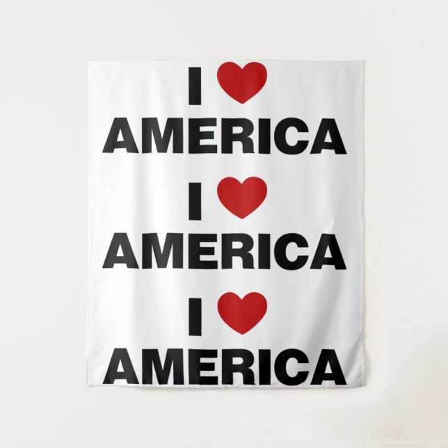 I Love America Tapestry (Front)