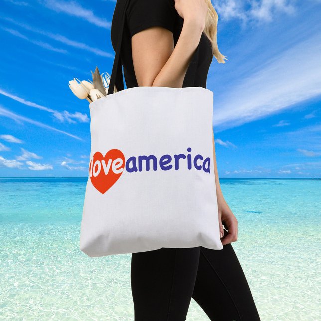 I Love America Tote Bag (Creator Uploaded)