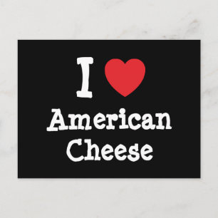 I love American Cheese heart T-Shirt Postcard