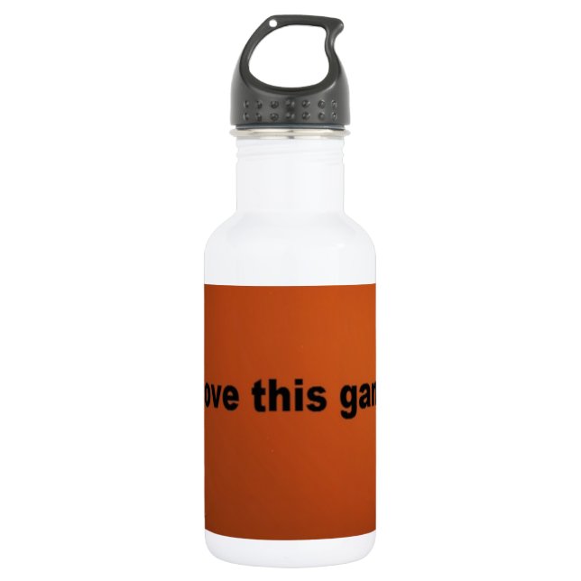I love American footballs.png 532 Ml Water Bottle (Front)
