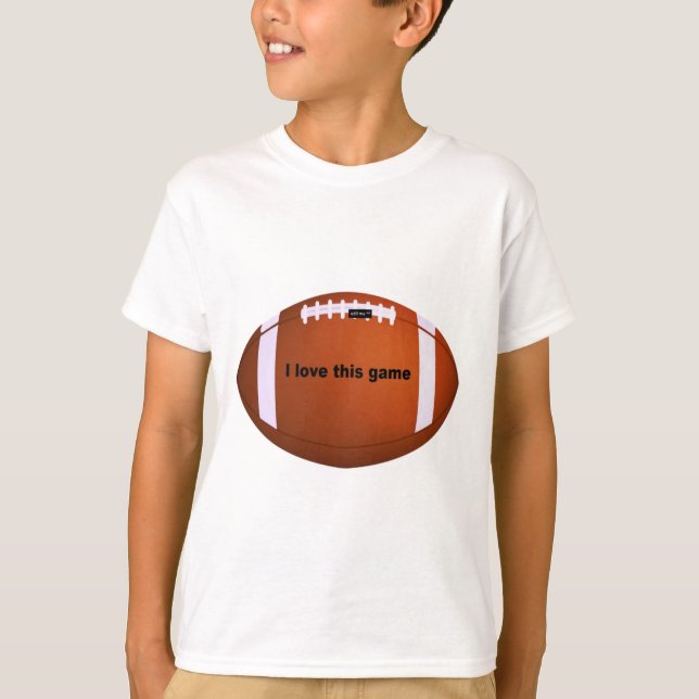 I love American footballs.png T-Shirt (Front)