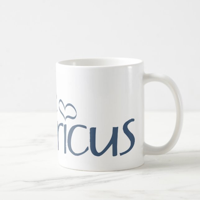 I Love Americus with Hearts Coffee Mug (Right)