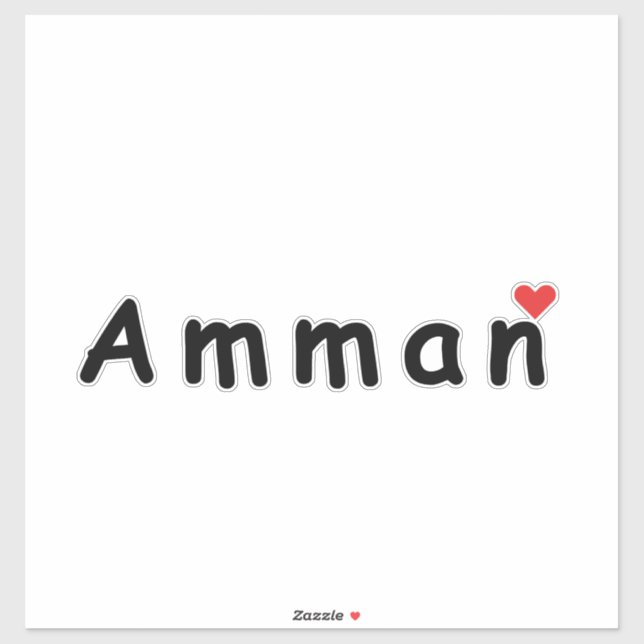 I love Amman (Sheet)