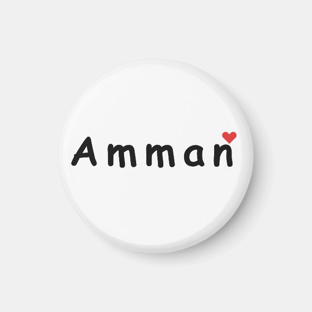 I love Amman Magnet (Front)