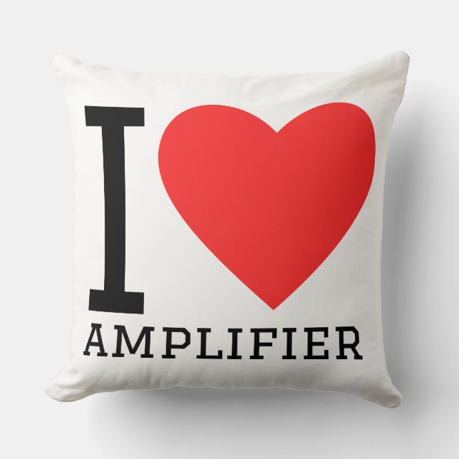 I love amplifier  cushion (Front)