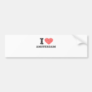 I Love Amsterdam Bumper Sticker