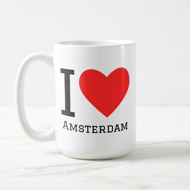 I love Amsterdam  Coffee Mug (Left)