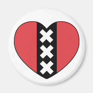 I LOVE AMSTERDAM magnet By Amsterdamned