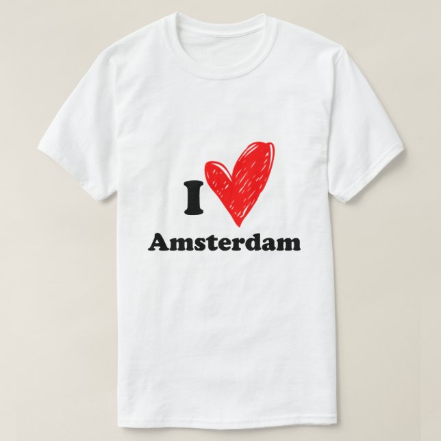 I love Amsterdam T-Shirt (Design Front)
