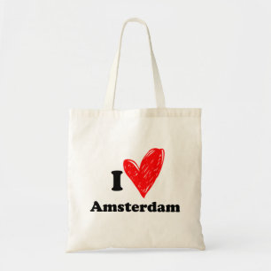 I love Amsterdam T-Shirt Tote Bag