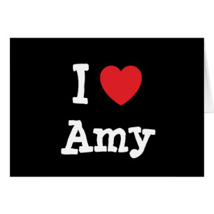 I love Amy heart T-Shirt