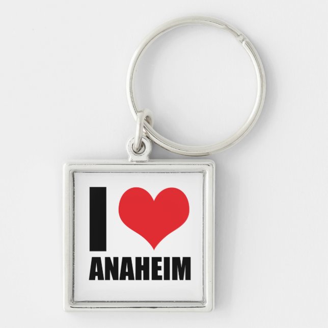 I love Anaheim Key Ring (Front)