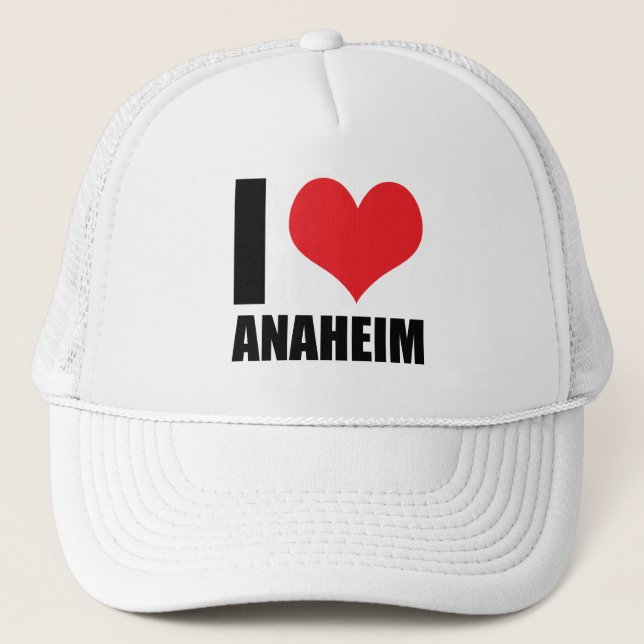 I love Anaheim Trucker Hat (Front)