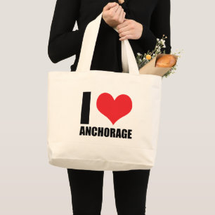 I love Anchorage Large Tote Bag